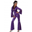 Combi Disco violette (Femme)