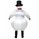 Bonhomme de neige gonflable