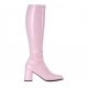 Bottes disco rose clair