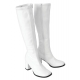 Bottes blanches disco hippie