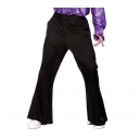 Pantalon disco pattes d'eph noir