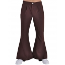 Pantalon pattes d'eph marron