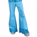 Pantalon disco bleu