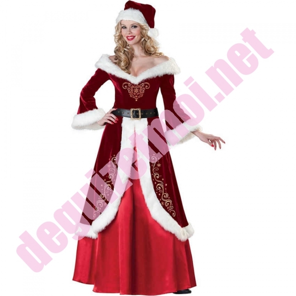 costume de mere noel robe longue a la location donnezac