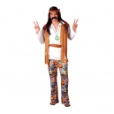 Hippie homme marron et blanc